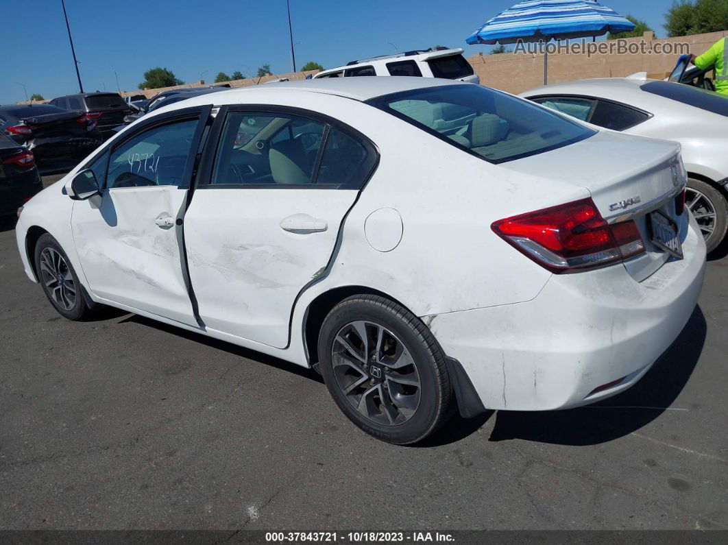 2015 Honda Civic Sedan Ex White vin: 19XFB2F8XFE214202