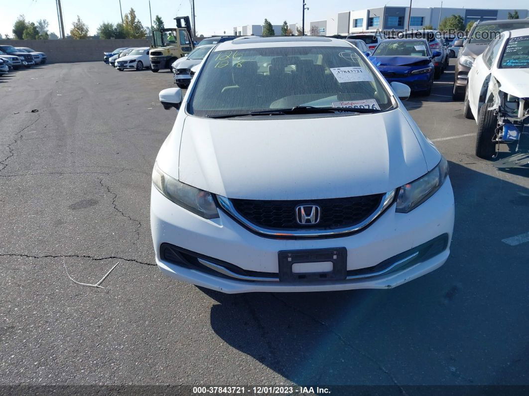 2015 Honda Civic Sedan Ex White vin: 19XFB2F8XFE214202