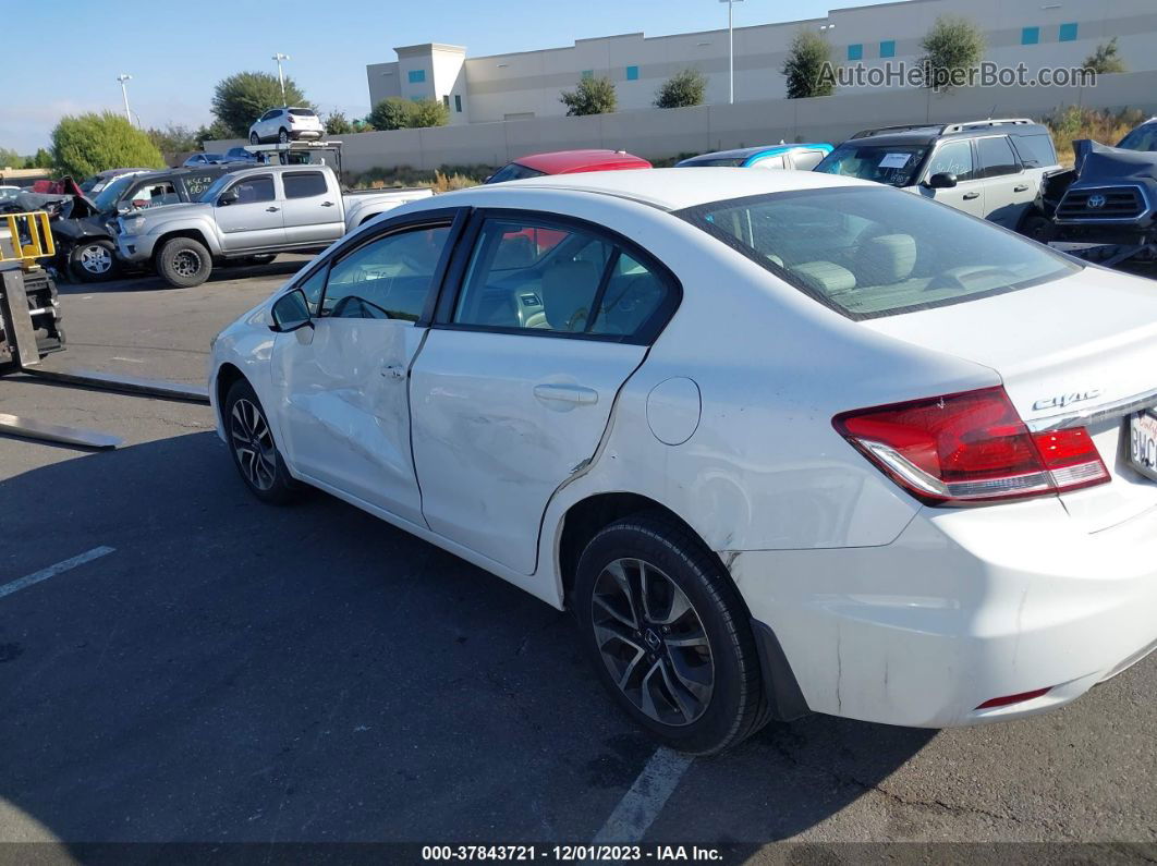 2015 Honda Civic Sedan Ex White vin: 19XFB2F8XFE214202