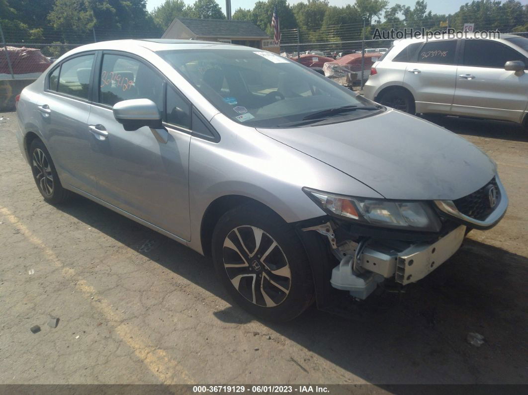 2015 Honda Civic Sedan Ex Silver vin: 19XFB2F8XFE253548