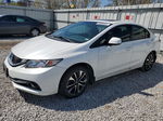 2013 Honda Civic Exl White vin: 19XFB2F90DE068043