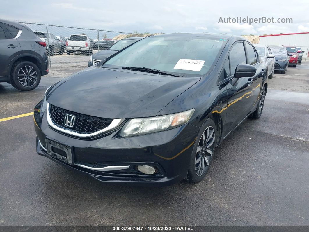 2014 Honda Civic Sedan Ex-l Черный vin: 19XFB2F90EE017093