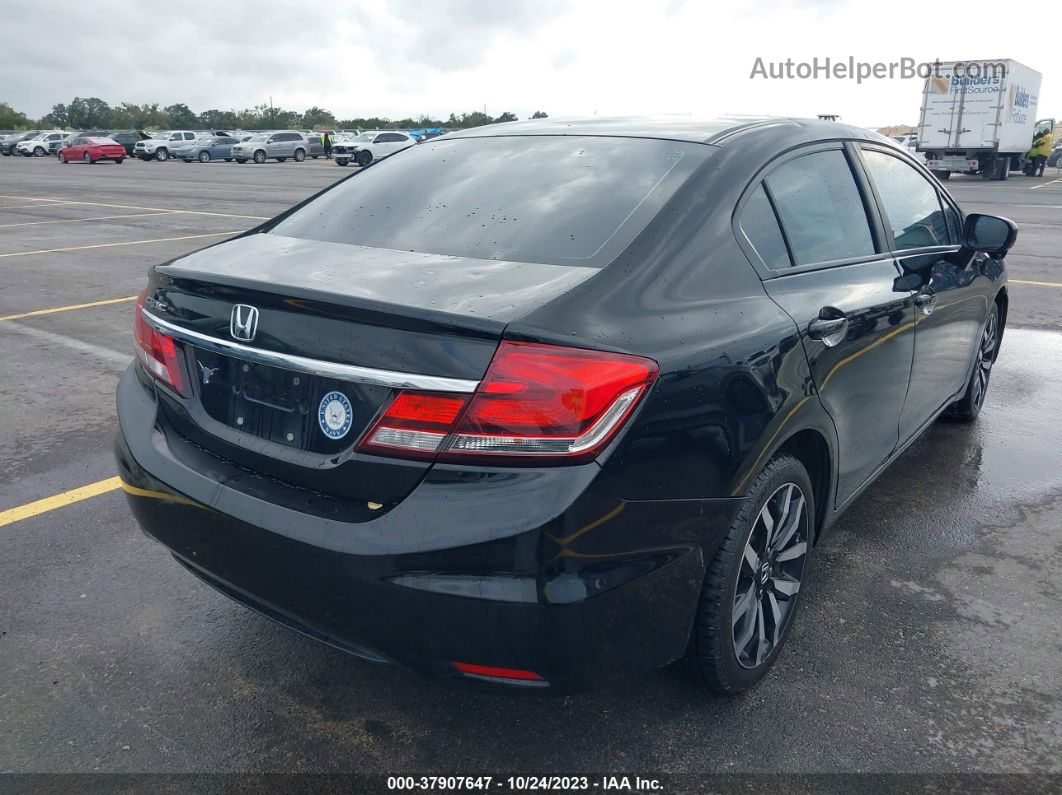 2014 Honda Civic Sedan Ex-l Black vin: 19XFB2F90EE017093