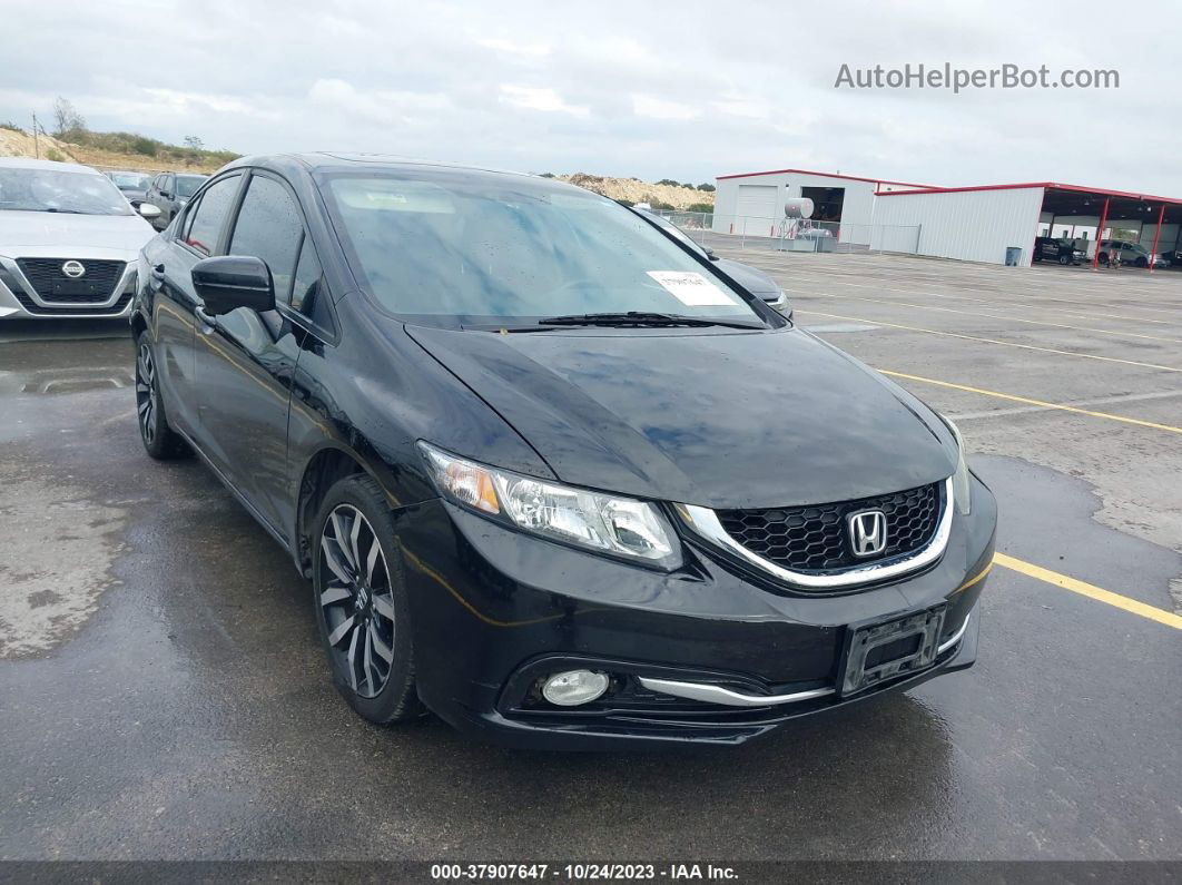 2014 Honda Civic Sedan Ex-l Черный vin: 19XFB2F90EE017093