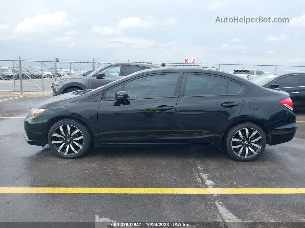 2014 Honda Civic Sedan Ex-l Черный vin: 19XFB2F90EE017093