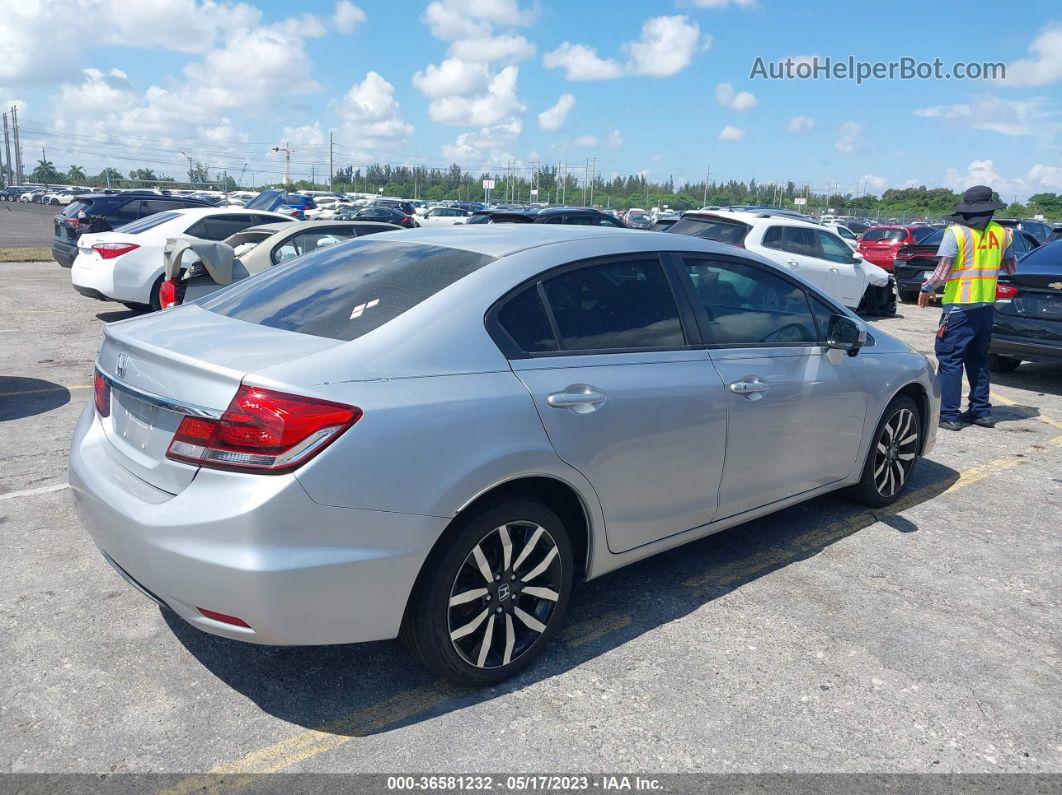 2015 Honda Civic Sedan Ex-l Silver vin: 19XFB2F90FE048166