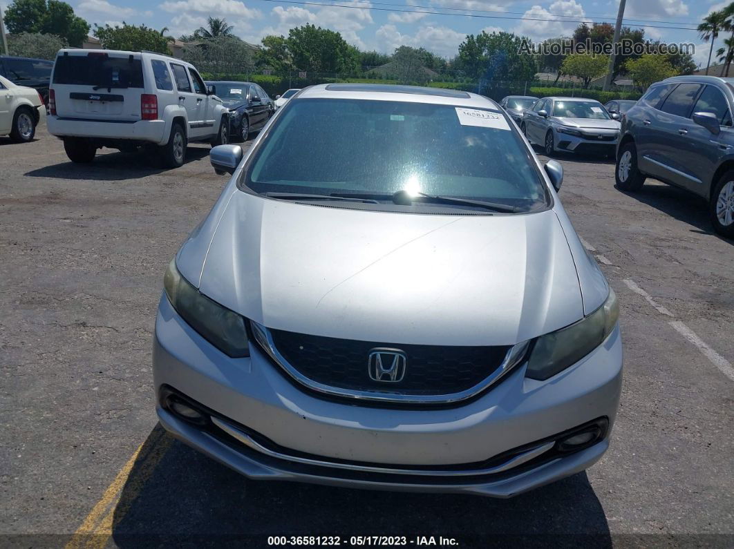 2015 Honda Civic Sedan Ex-l Серебряный vin: 19XFB2F90FE048166