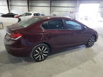 2015 Honda Civic Exl Maroon vin: 19XFB2F90FE068109