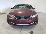 2015 Honda Civic Exl Maroon vin: 19XFB2F90FE068109