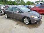 2012 Honda Civic Exl Gray vin: 19XFB2F91CE007203