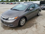 2012 Honda Civic Exl Gray vin: 19XFB2F91CE007203