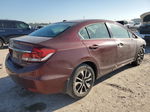 2013 Honda Civic Exl Burgundy vin: 19XFB2F91DE076622