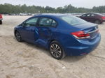 2013 Honda Civic Exl Синий vin: 19XFB2F91DE256652