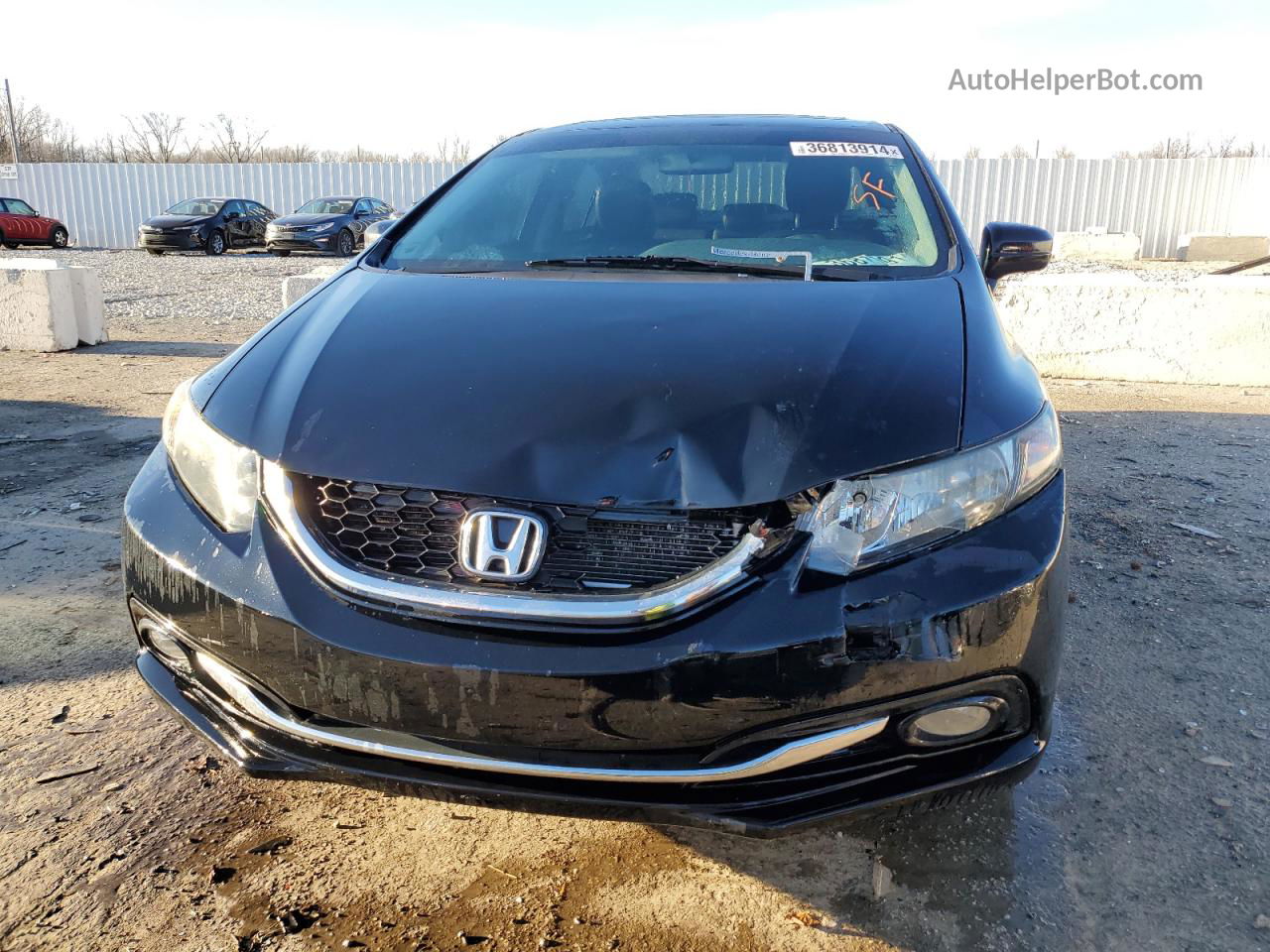 2014 Honda Civic Exl Black vin: 19XFB2F91EE001372