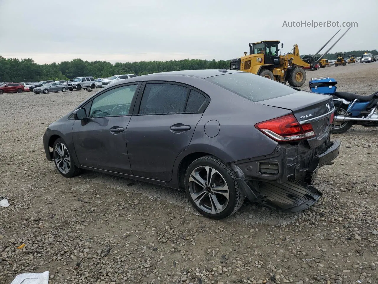 2014 Honda Civic Exl Серый vin: 19XFB2F91EE083698