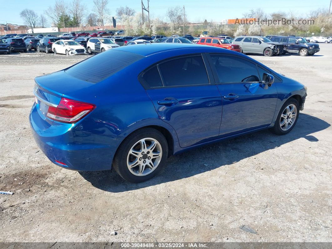 2014 Honda Civic Ex-l Синий vin: 19XFB2F91EE266485