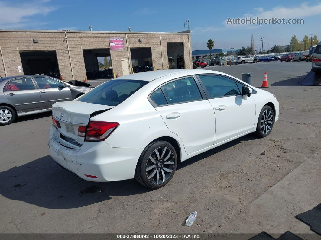 2015 Honda Civic Sedan Ex-l White vin: 19XFB2F91FE227932