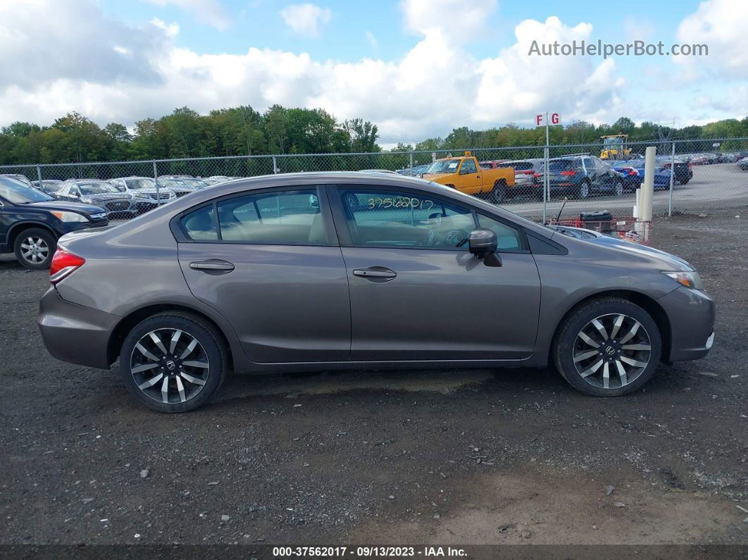 2015 Honda Civic Sedan Ex-l Серый vin: 19XFB2F91FE235366