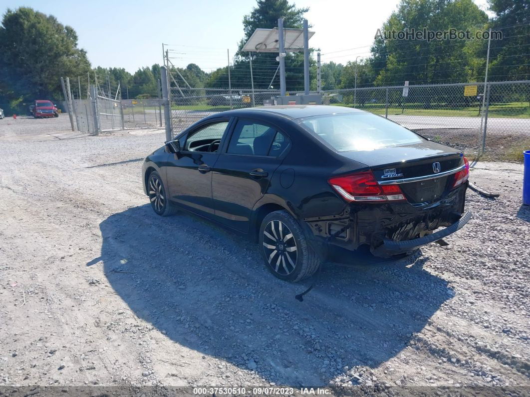 2015 Honda Civic Sedan Ex-l Black vin: 19XFB2F91FE272501