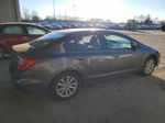 2012 Honda Civic Exl Gray vin: 19XFB2F92CE023281