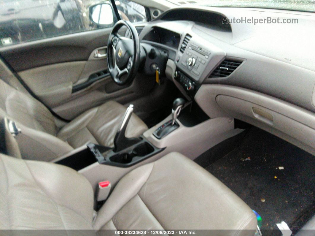 2012 Honda Civic Ex-l Серый vin: 19XFB2F92CE340963