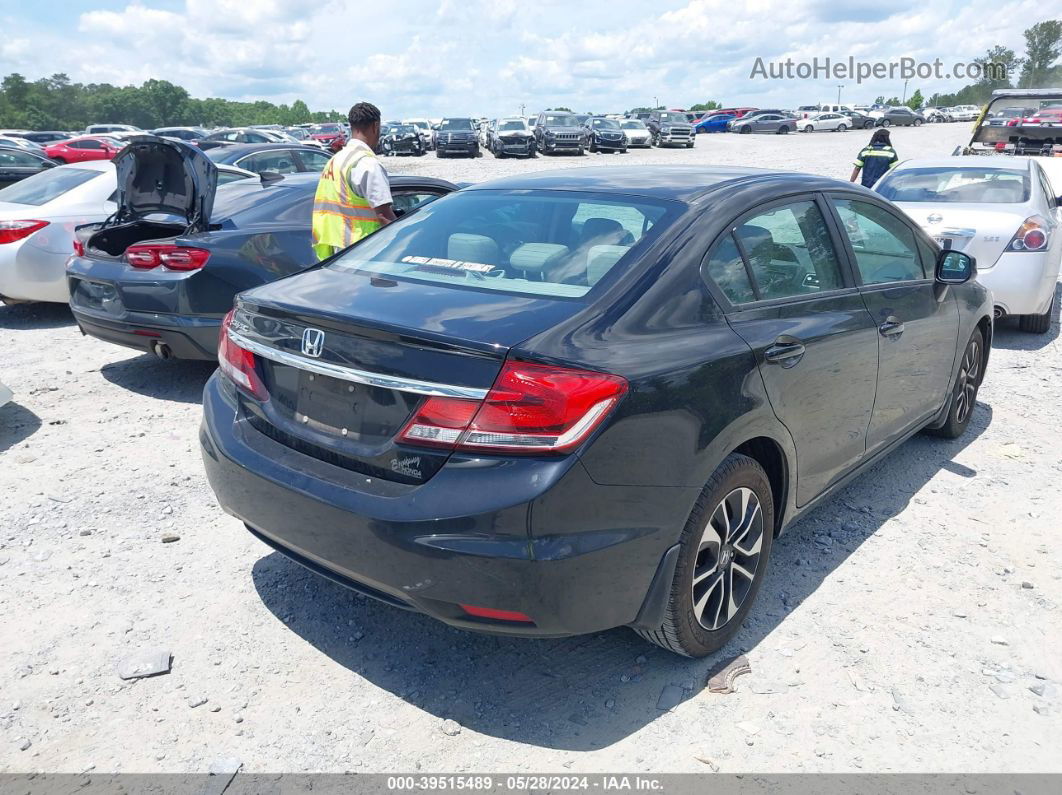 2013 Honda Civic Ex-l Black vin: 19XFB2F92DE077360