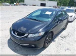 2013 Honda Civic Ex-l Black vin: 19XFB2F92DE077360