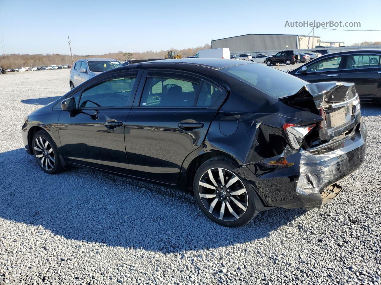 2014 Honda Civic Exl Black vin: 19XFB2F92EE075299