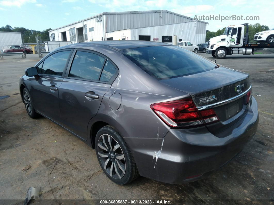 2014 Honda Civic Sedan Ex-l Серый vin: 19XFB2F92EE077733