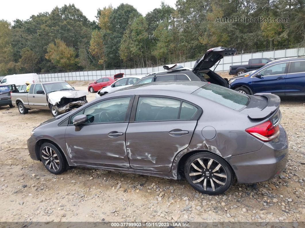 2014 Honda Civic Sedan Ex-l Gray vin: 19XFB2F93EE071598