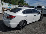 2014 Honda Civic Exl White vin: 19XFB2F93EE085338