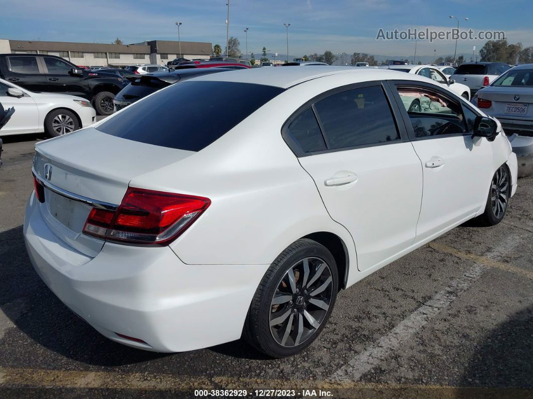 2015 Honda Civic Ex-l White vin: 19XFB2F93FE288537