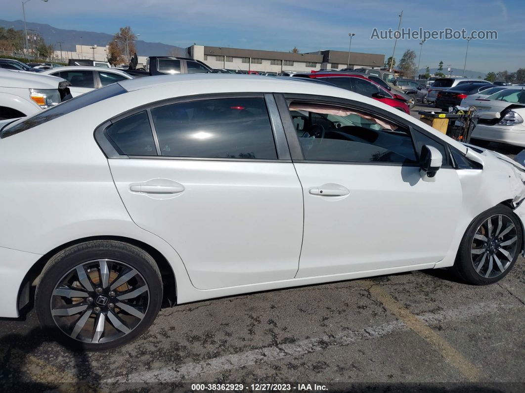 2015 Honda Civic Ex-l White vin: 19XFB2F93FE288537