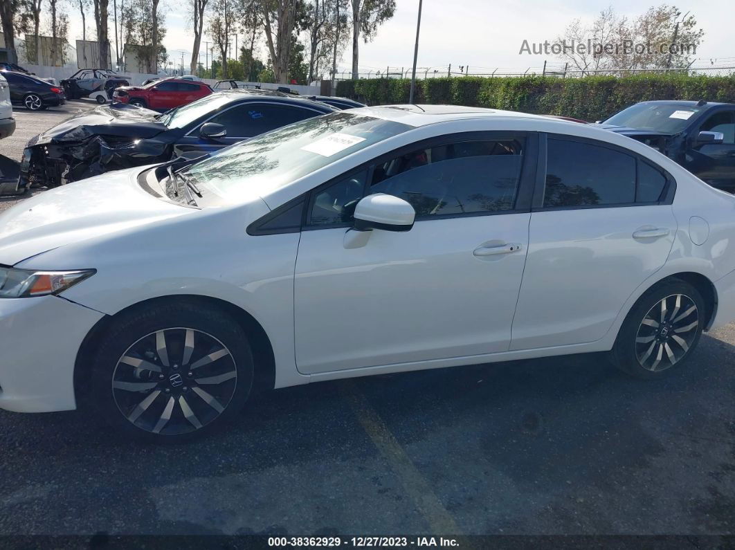 2015 Honda Civic Ex-l White vin: 19XFB2F93FE288537