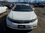 2012 Honda Civic Exl White vin: 19XFB2F94CE360986