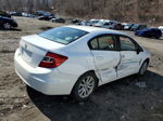 2012 Honda Civic Exl White vin: 19XFB2F94CE360986