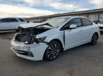 2013 Honda Civic Exl White vin: 19XFB2F94DE008945