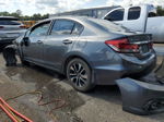 2013 Honda Civic Exl Gray vin: 19XFB2F94DE014146