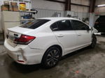 2013 Honda Civic Exl White vin: 19XFB2F94DE055084