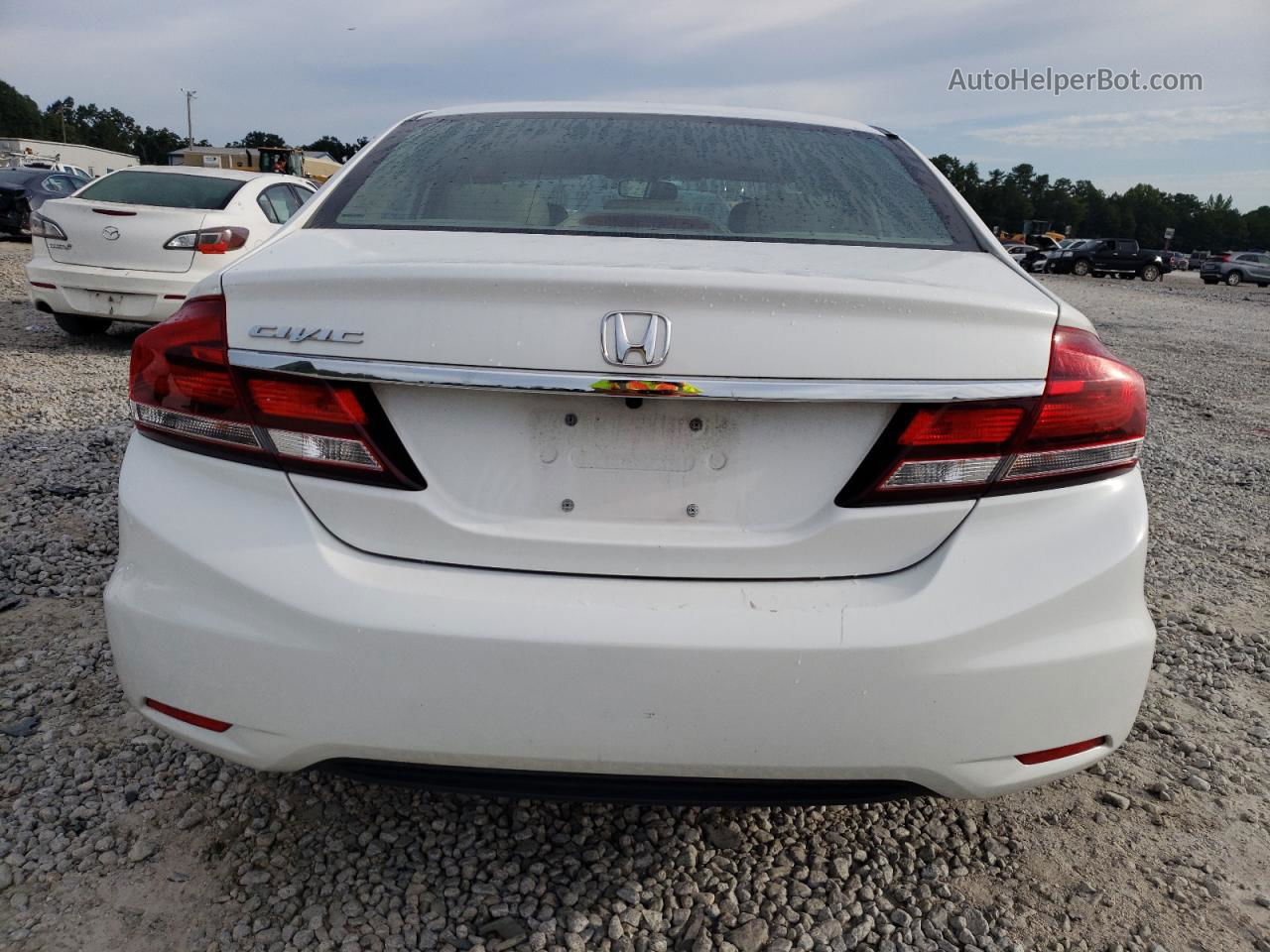 2015 Honda Civic Exl White vin: 19XFB2F94FE044511