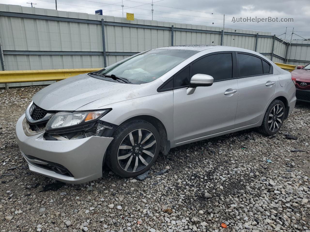 2015 Honda Civic Exl Silver vin: 19XFB2F94FE058313