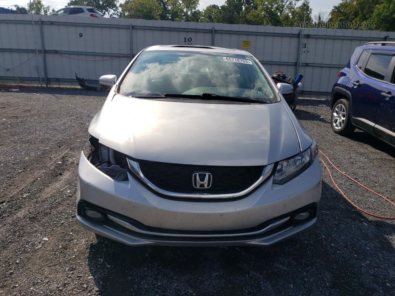 2015 Honda Civic Exl Silver vin: 19XFB2F94FE212793