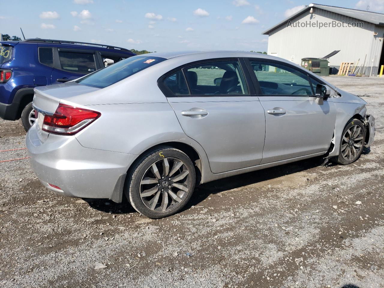 2015 Honda Civic Exl Silver vin: 19XFB2F94FE212793