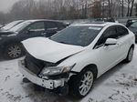 2015 Honda Civic Exl White vin: 19XFB2F94FE227150