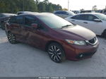 2015 Honda Civic Ex-l Темно-бордовый vin: 19XFB2F94FE231201