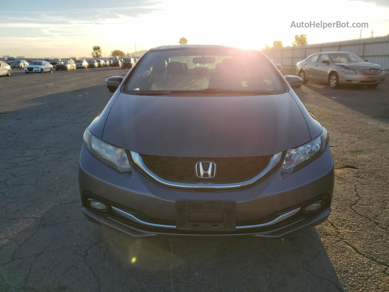 2015 Honda Civic Exl Gray vin: 19XFB2F94FE243011