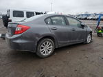 2012 Honda Civic Exl Gray vin: 19XFB2F95CE331979