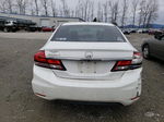 2013 Honda Civic Exl White vin: 19XFB2F95DE017055