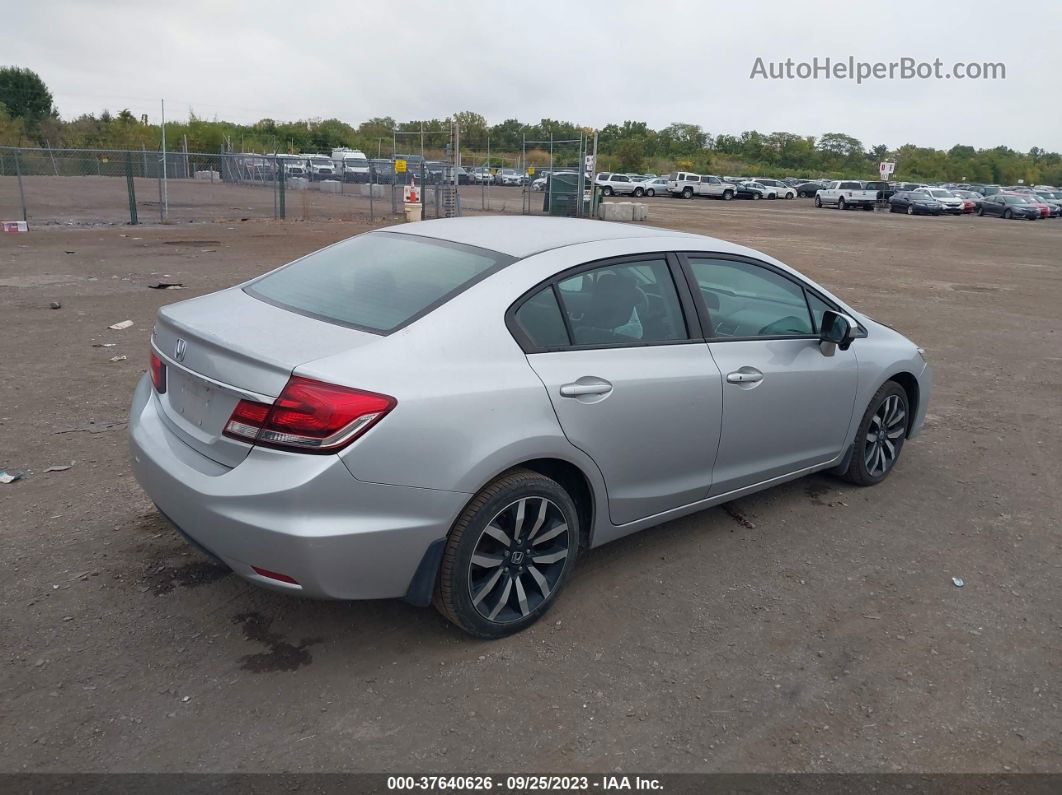 2014 Honda Civic Sedan Ex-l Silver vin: 19XFB2F95EE052714