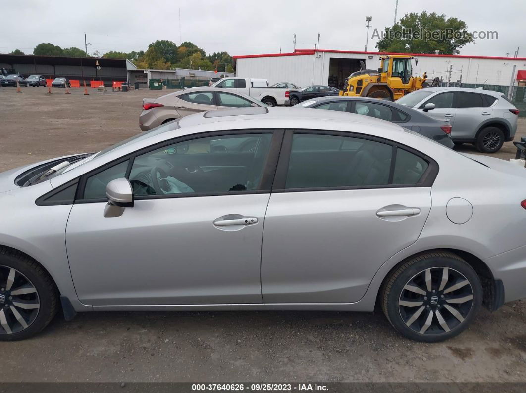 2014 Honda Civic Sedan Ex-l Silver vin: 19XFB2F95EE052714